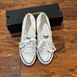 Converse Chuck Taylor All Star Coral OX Women's Low Top Sneakers White/Black 8